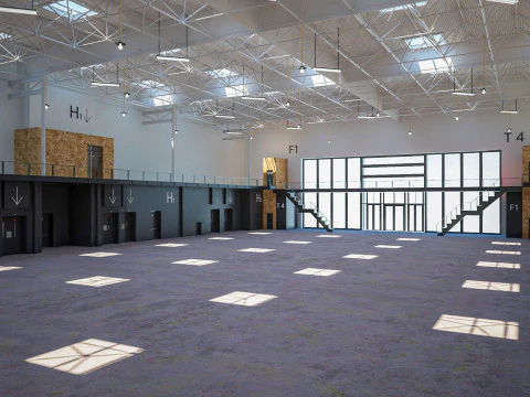 Exhibition Hall 14 interior 3D Model