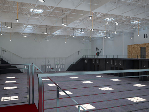 Exhibition Hall 14 interior 3D मॉडल