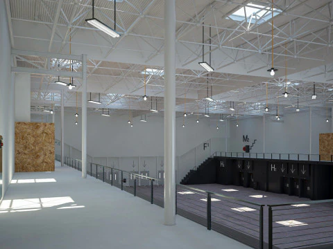 Exhibition Hall 14 interior 3D Model