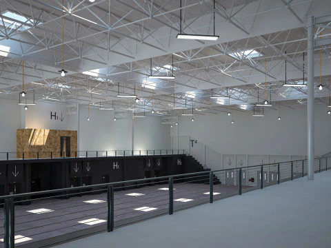 Exhibition Hall 14 interior 3D Model