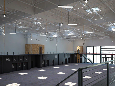 Exhibition Hall 14 interior 3D Model