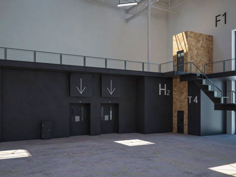 Exhibition Hall 14 interior 3D मॉडल