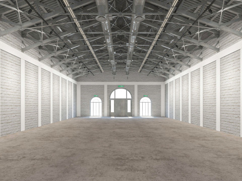 Exhibition Hall interior 15 3D Model
