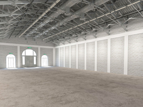 Exhibition Hall interior 15 3D 模型