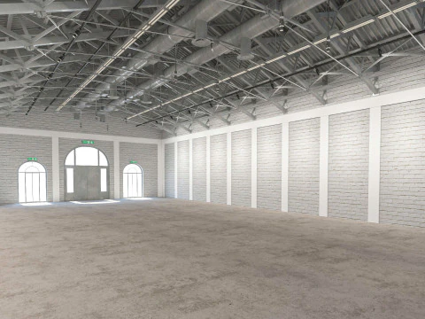 Exhibition Hall interior 15 3D Model