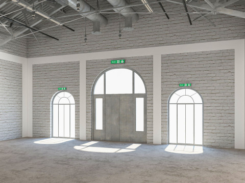 Exhibition Hall interior 15 3D 模型