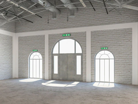 Exhibition Hall interior 15 3D Model