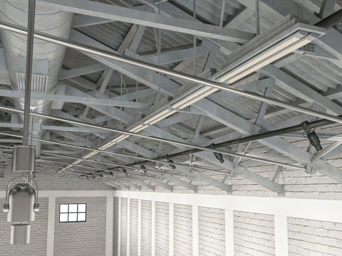 Exhibition Hall interior 15 3D Model