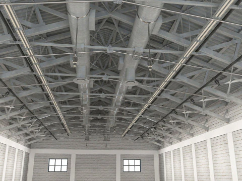 Exhibition Hall interior 15 3D Model