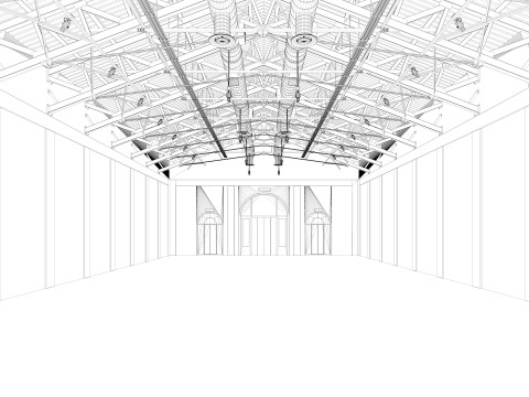 Exhibition Hall interior 15 3D 模型