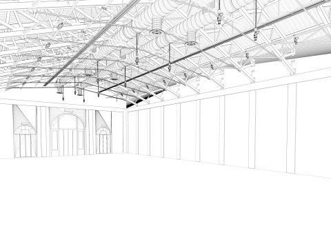 Exhibition Hall interior 15 3D 模型