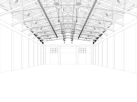 Exhibition Hall interior 15 3D 模型