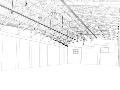Exhibition Hall interior 15 3D 模型