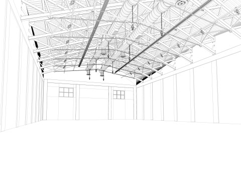 Exhibition Hall interior 15 3D 模型