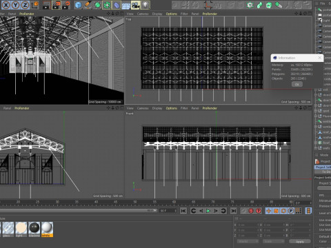 Exhibition Hall interior 15 3D 模型