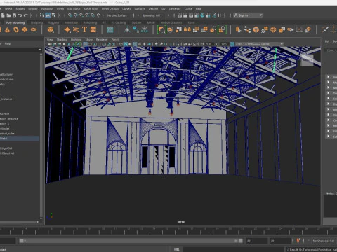 Exhibition Hall interior 15 3D Model