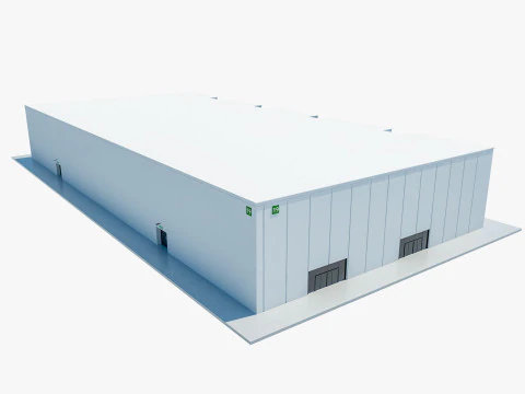 Exhibition Hall interior and exterior 19 3D Model