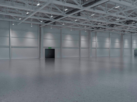 Exhibition Hall interior and exterior 19 3D Model