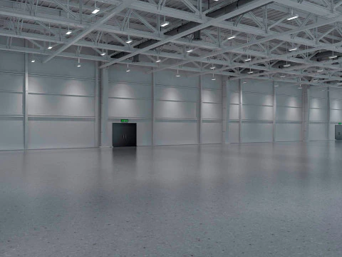 Exhibition Hall interior and exterior 19 3D Model