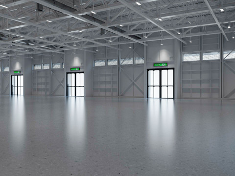 Exhibition Hall interior and exterior 19 3D Model