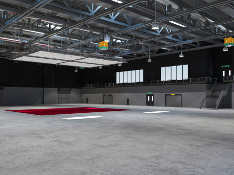Exhibition Hall 20 interior 3D Model