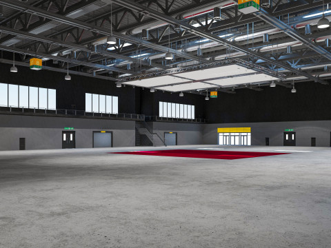 Exhibition Hall 20 interior 3D Model