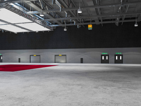 Exhibition Hall 20 interior 3D Model