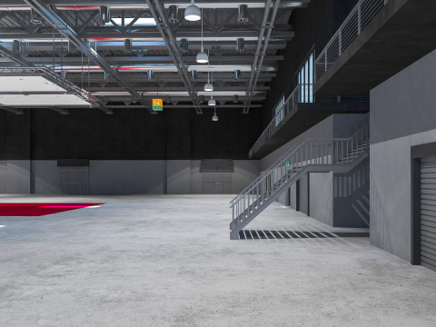 Exhibition Hall 20 interior 3D Model