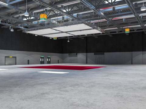 Exhibition Hall 20 interior 3D Model
