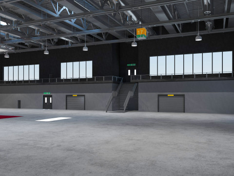 Exhibition Hall 20 interior 3D Model
