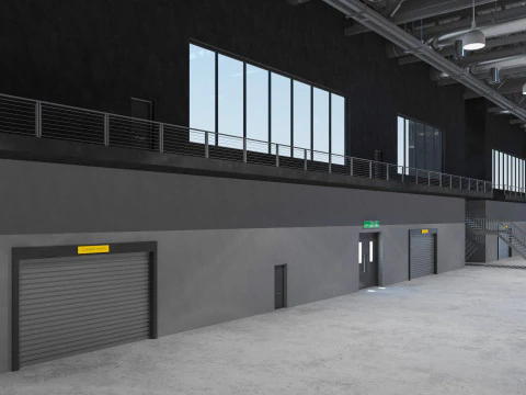 Exhibition Hall 20 interior 3D Model