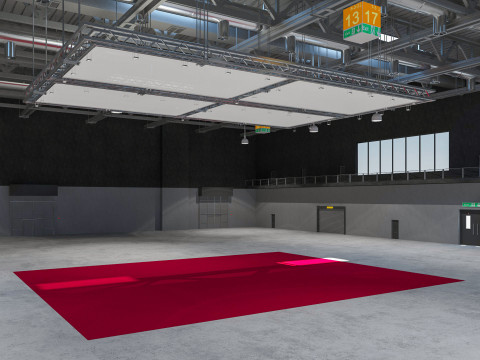 Exhibition Hall 20 interior 3D Model