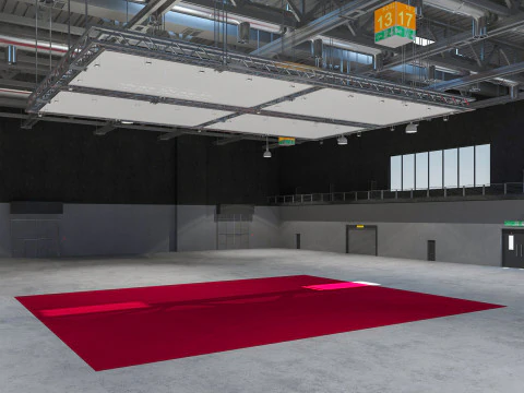 Exhibition Hall 20 interior 3D Model