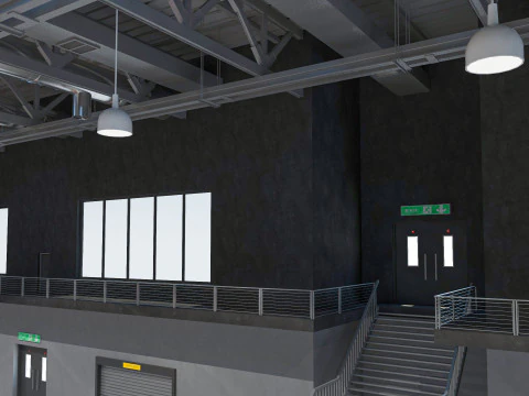 Exhibition Hall 20 interior 3D Model