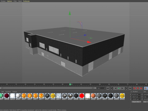 Exhibition Hall 20 interior 3D Model