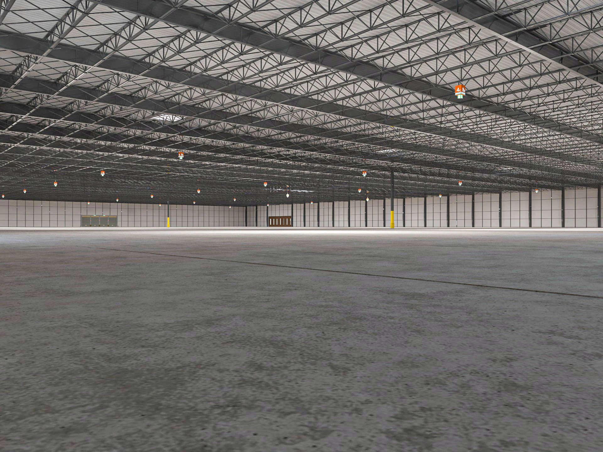 Exhibition Hall interior 21 3D Model .c4d .max .obj .3ds .fbx .stl .blend 