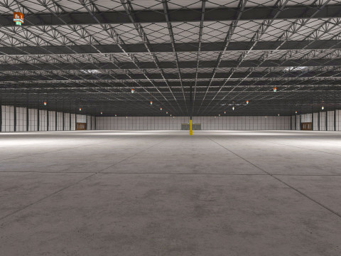 Exhibition Hall interior 21 3D Model