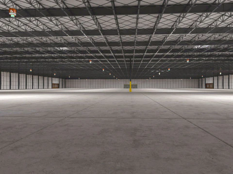Exhibition Hall interior 21 3D Model