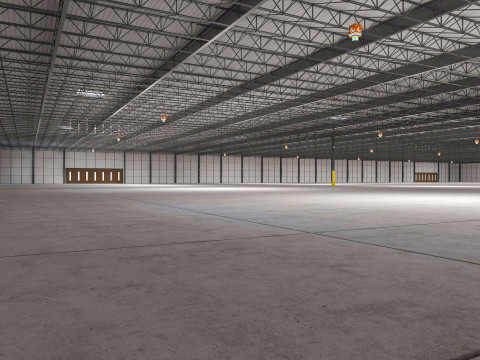 Exhibition Hall interior 21 3D Model