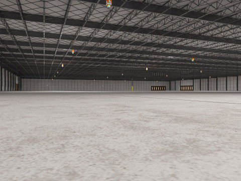 Exhibition Hall interior 21 3D Model