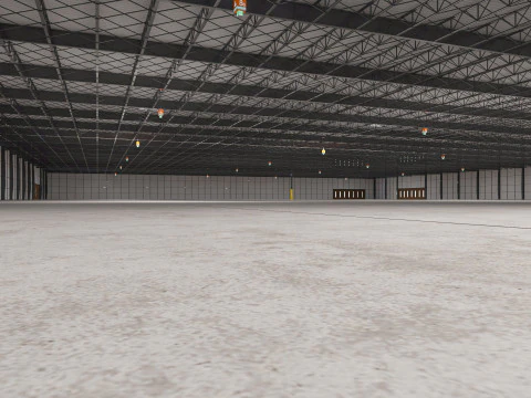 Exhibition Hall interior 21 3D Model