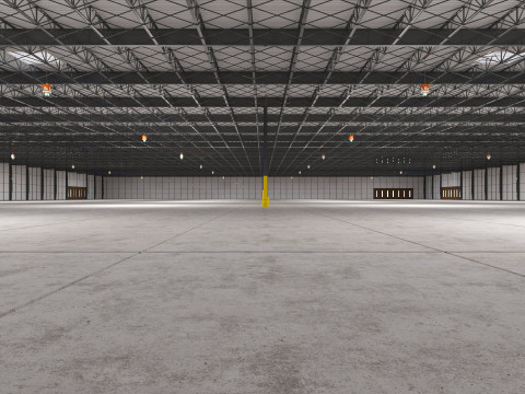 Exhibition Hall interior 21 3D Model