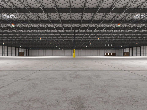 Exhibition Hall interior 21 3D Model