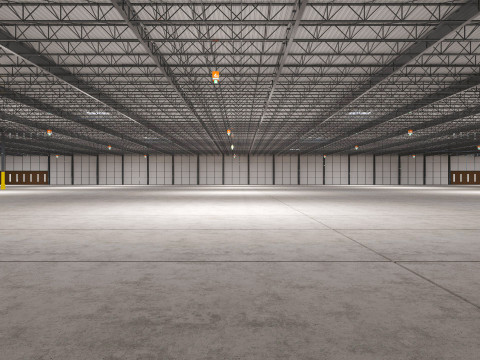 Exhibition Hall interior 21 3D Model