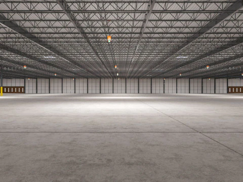 Exhibition Hall interior 21 3D Model