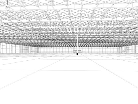 Exhibition Hall interior 21 3D Model