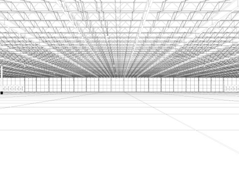 Exhibition Hall interior 21 3D Model