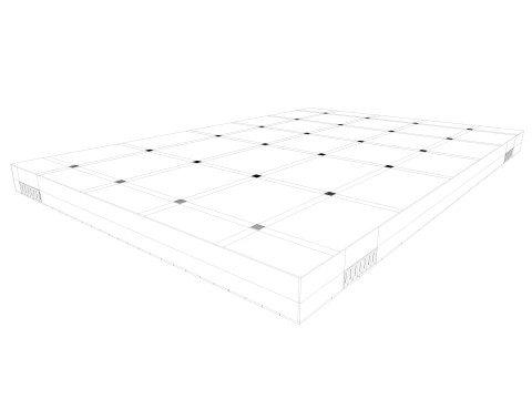 Exhibition Hall interior 21 3D Model