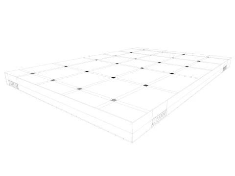 Exhibition Hall interior 21 3D Model