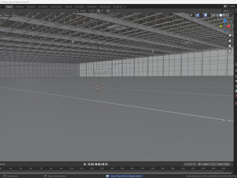 Exhibition Hall interior 21 3D Model